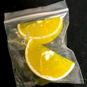 Lemon earrings